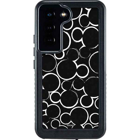 Disney Mickey Mouse Logo Pattern Galaxy S24 Waterproof Case